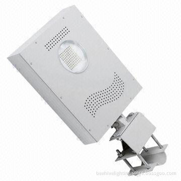 Integrated Solar Powered Streetlight, 8W Power, All-in-one with Motion Sensor